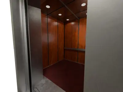 Modular Game Ready Elevator Low-poly 3D model