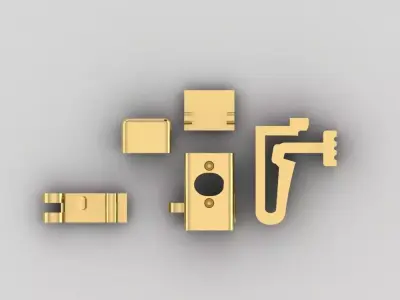  Box Clasp for Tennis 3D print model