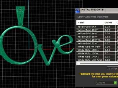 SOUL ALPHABET PENDANT 3D PRINTABLE MODEL  3D print model