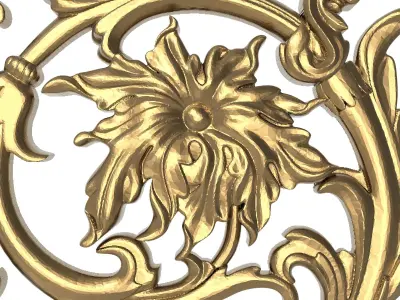  decorative pattern ready for 3D printing 3D model 342