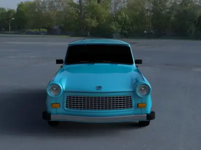 Trabant 601 HDRI 3D model
