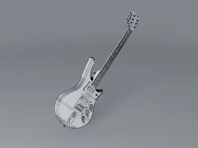 Hembry 67 camaro rs guitar Free 3D model