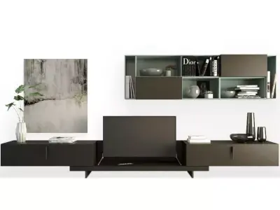 Contemporary TV Furniture 04 3D model