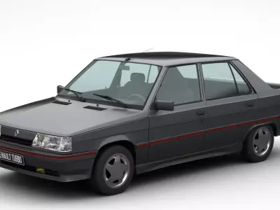 Renault 9 Turbo 3D model