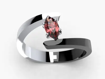 Women Ring - CAD-06 3D print model