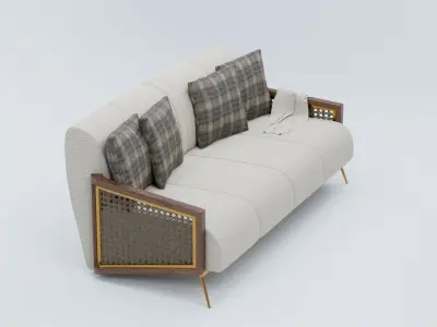 Luxury Zett Sofa  Free 3D model