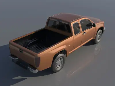 Chevrolet Colorado 2005 Extended Cab 3D print model