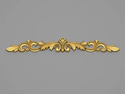 Classic Carved 019 3D model purchase