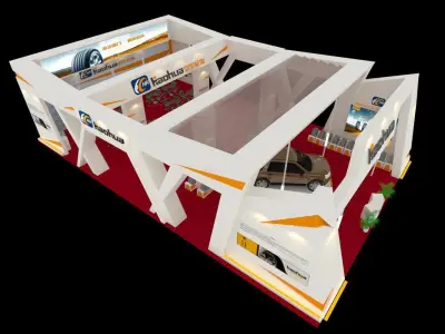 Exhibition - Area - 12X19-3DMAX2012-02 3D model