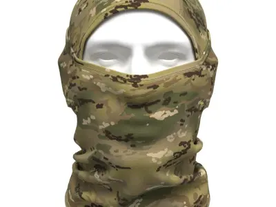Tactical Balaclava - Marvelous Designer 3D model
