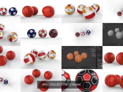 BALL COLLECTION 3D Model Pack