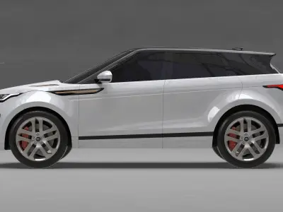 Range Rover Evoque 2020 no Interior 3D model