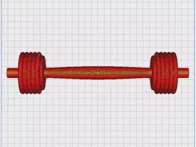 Adjustable Dumbbells 3D print model