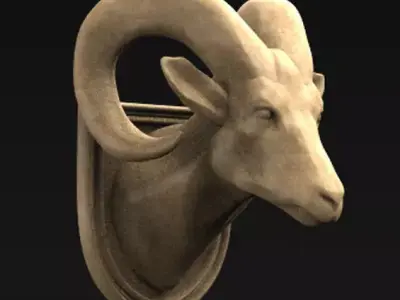 Ram Head 2 3D model