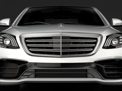 Mercedes AMG S 63 4MATIC W222 2018 3D model