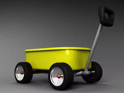 Toycar toy wagon 3D model