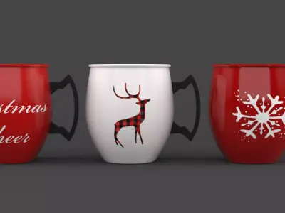 Christmas Mug 3D model