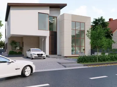 LUXURY HOUSE SKETCHUP M0DEL  3D model