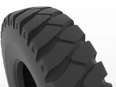 Truck Tyre 3D model by 3D-POLY-CRAFT-STUDIO