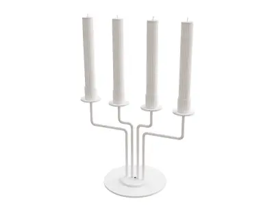 Contemporary Candle Holder Free 3D model