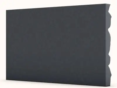 Dense Shale Partition Asset 3D model
