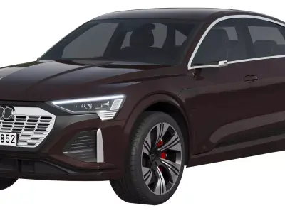 Audi Q8 Sportback e-tron 3D model