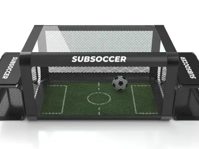 Subsoccer Game Vray 3D model