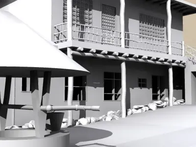 VILLAGE HOME Free 3D model