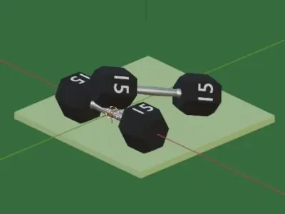 Dumbbells 3D model