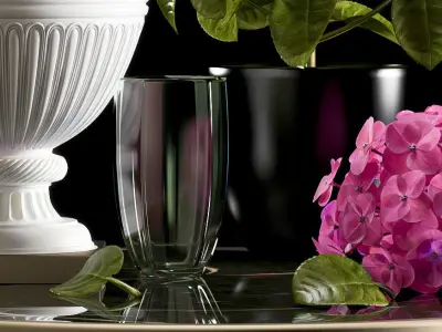 Flower Vase Set 3D model