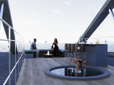 Exterior - Floating House - 071023 3D model