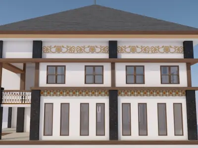once regency library 3D model