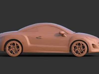 Peugeot RCZ 3D print model
