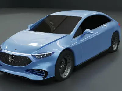 Mercedes Benz EQS  3D model