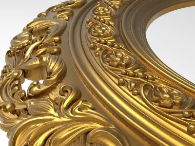 Carved Picture Frame 3D model 92