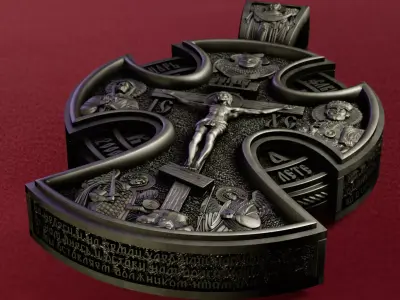 cross 3D print model