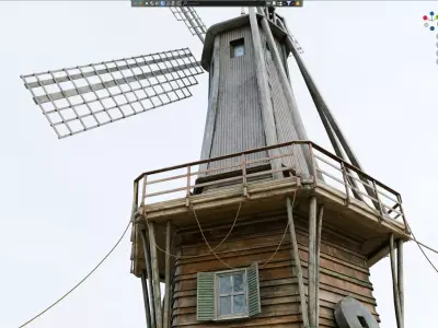 witchs windmill 3D model