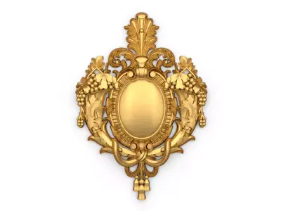 carved classic decorative ornament cnc 3d printing stl 59 3D model purchase