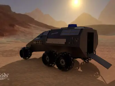 nasa mars rover prototype 3D model