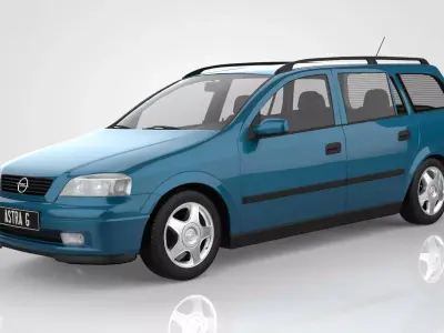 Opel Astra G  Station Wagon 3D model