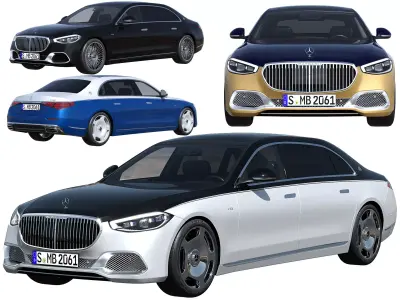 Mercedes-Maybach S680 V12  3D model