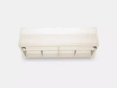 KALLAX TV bench 1 Low-poly 3D model