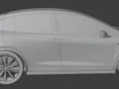Tesla Model X 3D model by rifatlucky6 from CGTrader