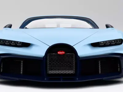 Bugatti Chiron Profilee Low-poly 3D model