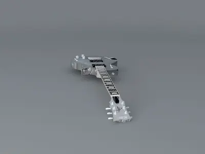 ESP James Hetfield Truckster model guitar Free 3D model