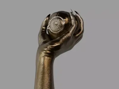 Halloween Eyeball Trophy 3D print model