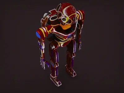 ROBOT L99 PBR GAME READY 3D model