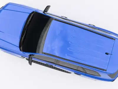 Ford Everest Sport 2023 Low-poly 3D model