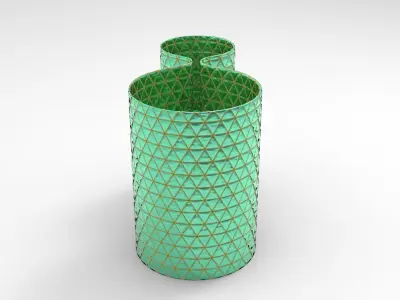 Hosti Pen Holder Low-poly 3D model