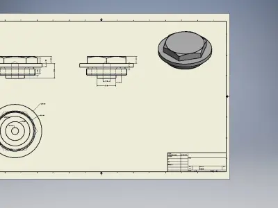 Non-Return Valve 3D print model